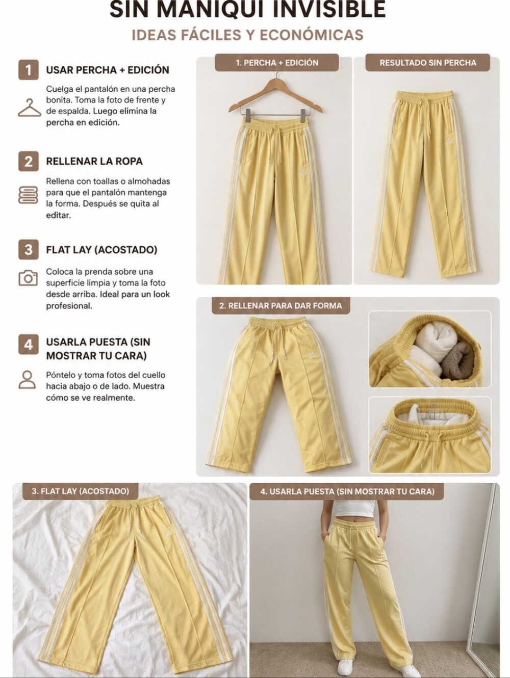 adidas Originals Yellow Women's Track Pants with Side Stripes